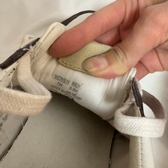 Madewell Court Sneakers White Leather & Spotted Calf Hair Women’s Size 7 - Picture 8 of 9